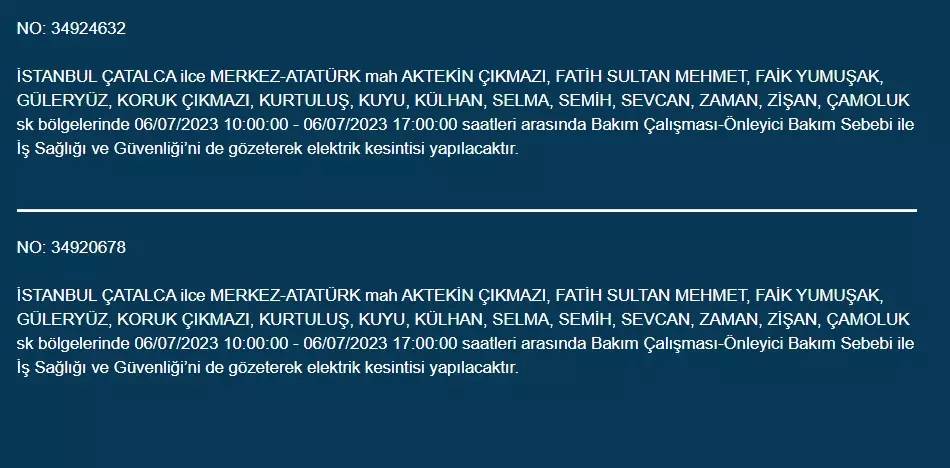 Bugün İstanbul'un Yarısı Karanlığa Teslim Olacak 10